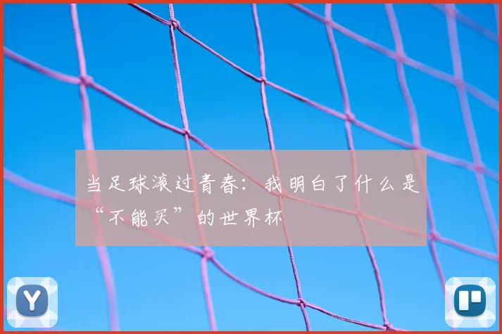 当足球滚过青春：我明白了什么是“不能买”的世界杯