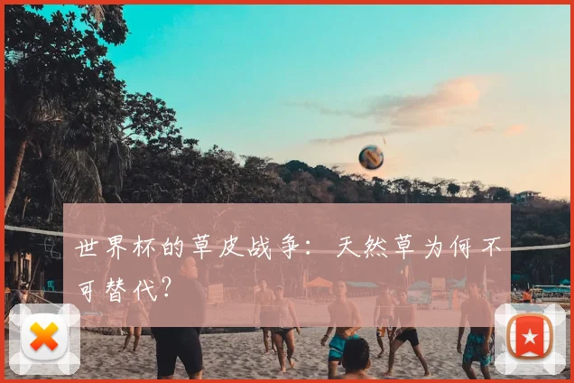 世界杯的草皮战争:天然草为何不可替代?